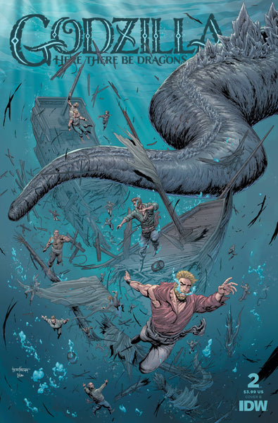 GODZILLA HERE THERE BE DRAGONS #2 CVR B TYLER KIRKHAM