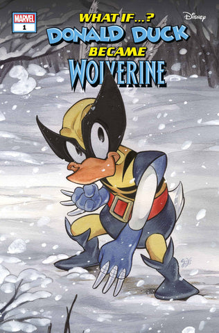 WHAT IF DONALD DUCK BECAME WOLVERINE #1 PEACH MOMOKO VAR