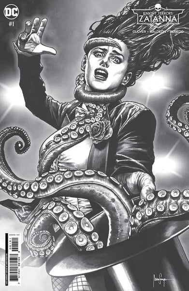 KNIGHT TERRORS ZATANNA #1 (OF 2) CVR F INC MICO SUAYAN B&W CARD STOCK VAR