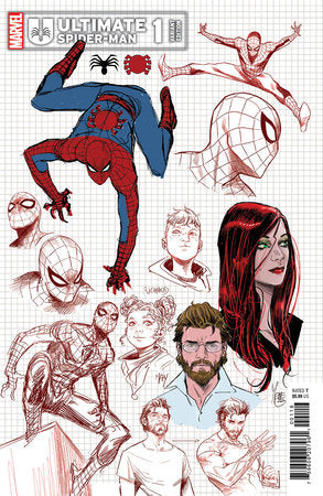 ULTIMATE SPIDER-MAN #1MARCO CHECCHETTO DESIGN VAR