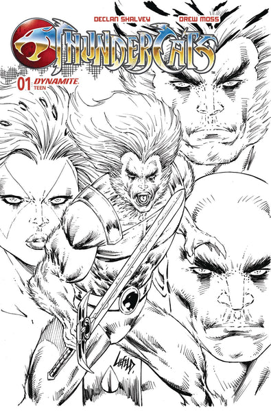 THUNDERCATS #1 CVR ZG INCV LIEFELD B&W