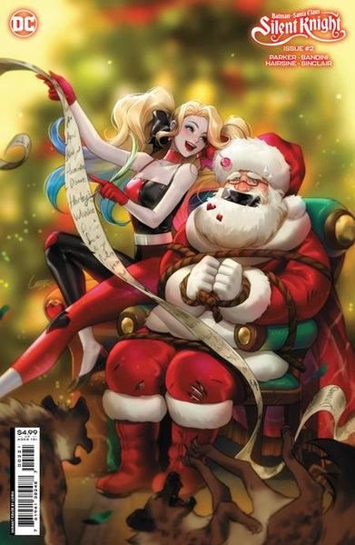 BATMAN SANTA CLAUS SILENT KNIGHT #2 (OF 4) CVR B LESLEY LEIRIX LI CARD STOCK VAR