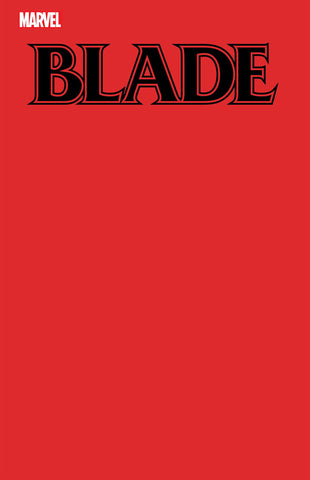 BLADE #1 BLOOD RED BLANK COVER VAR