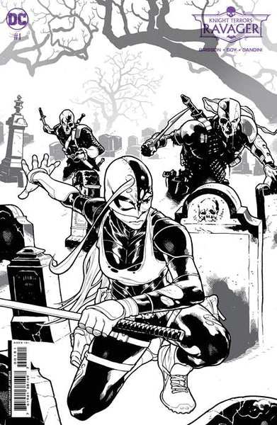KNIGHT TERRORS RAVAGER #1 (OF 2) CVR F INC JEFF SPOKES CARD STOCK VAR