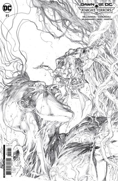 KNIGHT TERRORS #1 (OF 4) CVR G INC IVAN REIS B&W CARD STOCK VAR