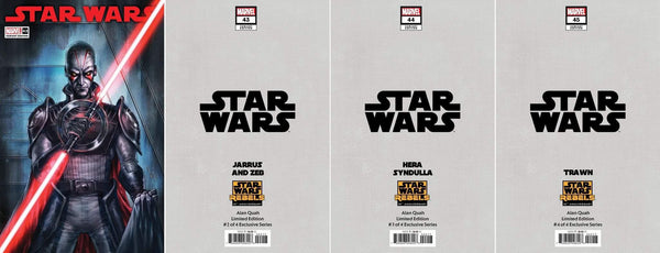 STAR WARS REBELS 10TH ANNIVERSARY ALAN QUAH LIMITED EDITION EXCLUSIVE SERIES SET