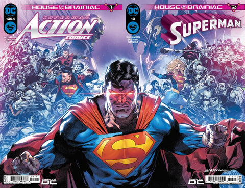 ACTION COMICS #1064 & SUPERMAN #13 RAFA SANDOVAL CONNECTING SET