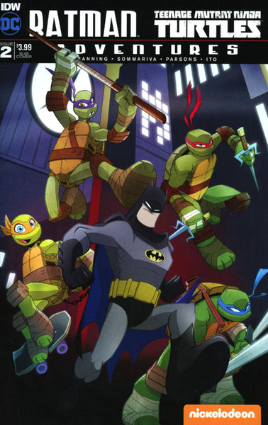BATMAN TMNT ADVENTURES #2 SUB VARIANT B