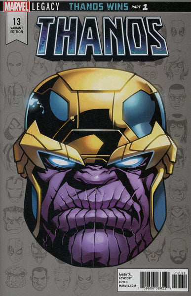 THANOS #13 MCKONE LEGACY HEADSHOT VAR LEG