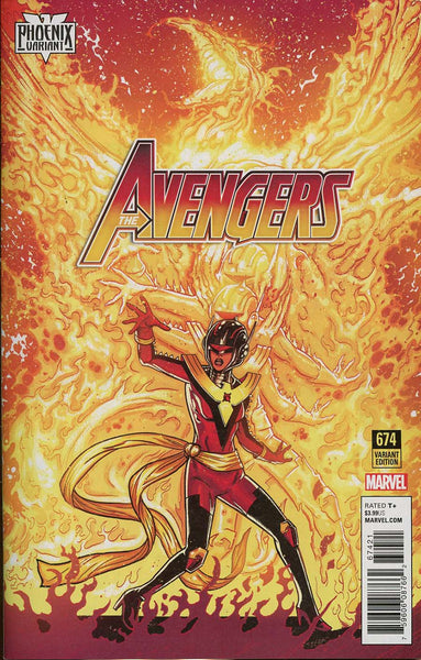 AVENGERS #674 SCHOONOVER PHOENIX VAR LEG