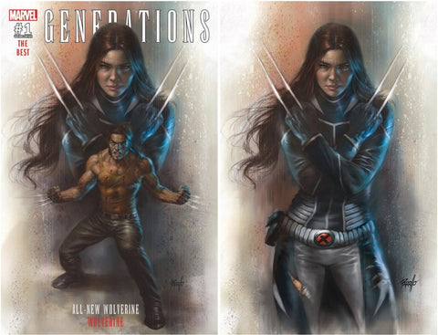 GENERATIONS WOLVERINE & ALL-NEW WOLVERINE #1 KRS LUCIO PARRILLO 2 PACK EXCLUSIVE