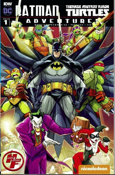 BATMAN TMNT ADVENTURES #1 H&F VARIANT