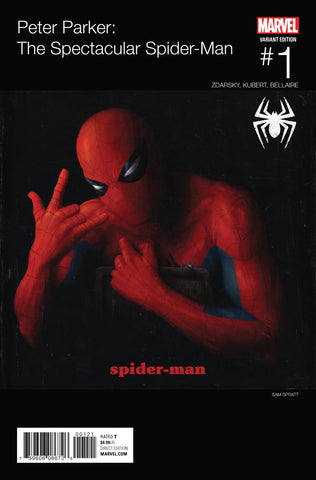 PETER PARKER SPECTACULAR SPIDER-MAN #1 SPRATT HIP HOP VAR
