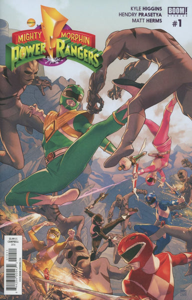 MIGHTY MORPHIN POWER RANGERS #1 MAIN CVR