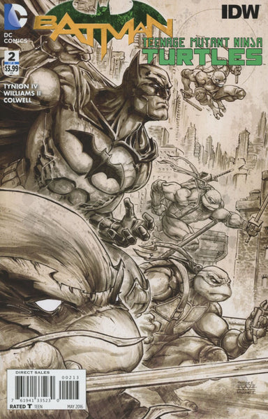 BATMAN TEENAGE MUTANT NINJA TURTLES #2 (OF 6) 3RD PTG
