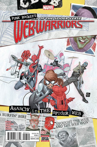 WEB WARRIORS #7 1st PRINT COVER