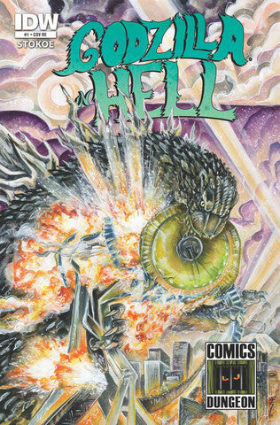 GODZILLA IN HELL #1 COMICS DUNGEON EXCLUSIVE