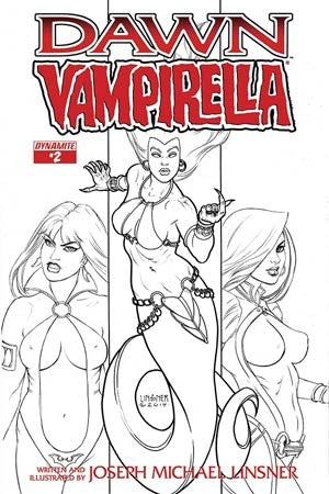 Dawn Vampirella #2 Cover B Black & White