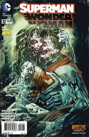 Superman Wonder Woman #12 Doomed Aftermath Monster Variant