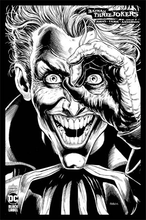 BATMAN THREE JOKERS #3 (OF 3) INC 1:100 JASON FABOK B&W VAR