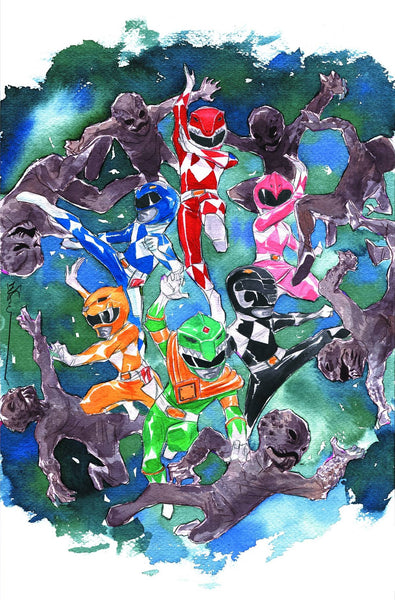 MIGHTY MORPHIN POWER RANGERS #1 100 COPY INCV NGUYEN CVR
