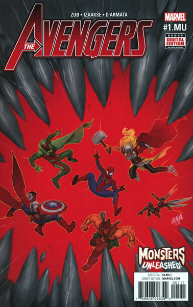 AVENGERS VOL 6 #1.MU (MONSTERS UNLEASHED) 1ST PRINT