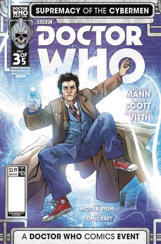 DOCTOR WHO SUPREMACY OF THE CYBERMEN #3 COVER A VITTI 1st PRINT