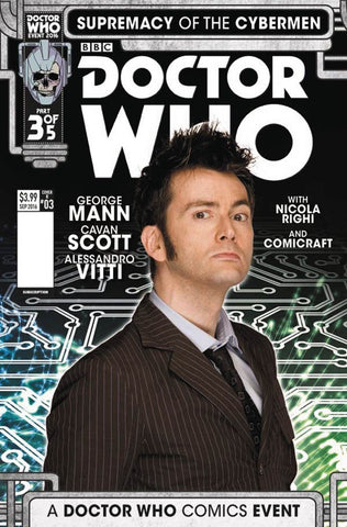 DOCTOR WHO SUPREMACY OF THE CYBERMEN #3 COVER B PHOTO VARIANT