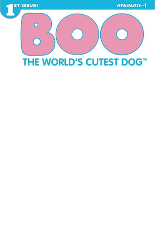 BOO WORLDS CUTEST DOG #1 COVER F BLANK SKETCH AUTHENTIX VARIANT