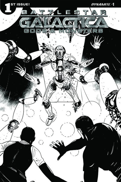 BATTLESTAR GALACTICA GODS & MONSTERS #1 CVR VARIANT D MORGAN B&W