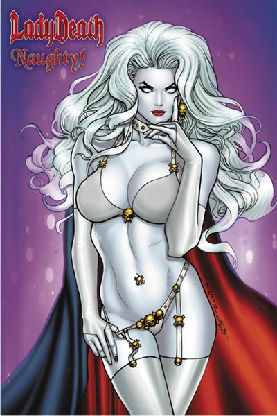 LADY DEATH NAUGHTY LTD ED ARTBOOK PULIDO SIGNED WITH PRINT HC