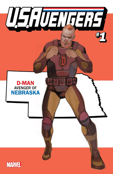 US AVENGERS #1 COVER Z-H NEBRASKA STATE VARIANT