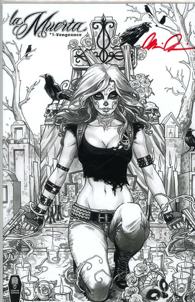 LA MUERTA VENGEANCE #1 RAW S&N ED (MR)