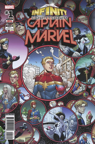 INFINITY COUNTDOWN CAPTAIN MARVEL #1 2ND PTG OLOTE