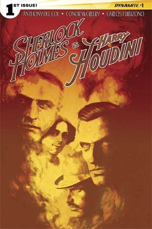 Sherlock Holmes vs Harry Houdini #1 Cover B Variant Aaron Campbe