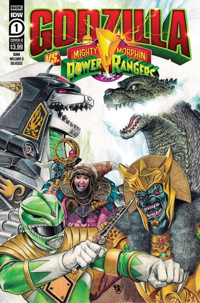 GODZILLA VS POWER RANGERS #1 (OF 5) CVR B EJ SU