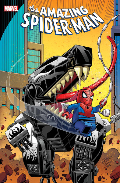 AMAZING SPIDER-MAN #55 RON LIM LEGO VAR LR