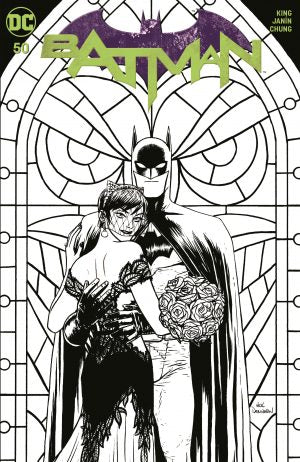 BATMAN #50 NICK DERINGTON B&W EXCLUSIVE