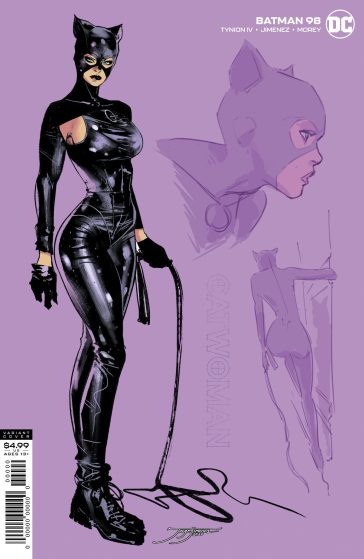 BATMAN #98 JORGE JIMENEZ DESIGN HARLEY DESIGN VAR