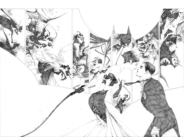 BATMAN #50 DYNAMIC FORCES PENICIL SKETCH  EXCLUSIVE BY JAE LEE