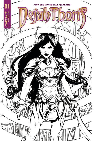 DEJAH THORIS #1 CVR E 10 COPY MCKONE B&W INCV
