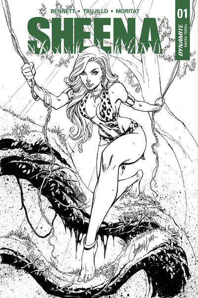 SHEENA #1 CVR H 30 COPY CAMPBELL B&W INCV
