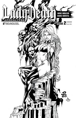 LADY DEATH APOCALYPSE #2 PREMIUM PURE ART CVR