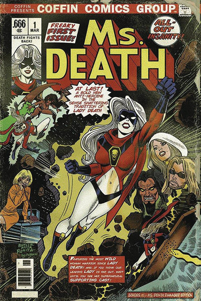 LADY DEATH SWORN #1 MS DEATH DAMAGED ED