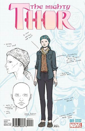 MIGHTY THOR #1 DAUTERMAN DESIGN VAR