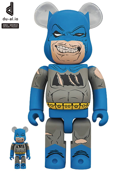 BATMAN TDKR THE DARK KNIGHT TRIUMPHANT 100% & 400% BEA 2PK BEARBRICK