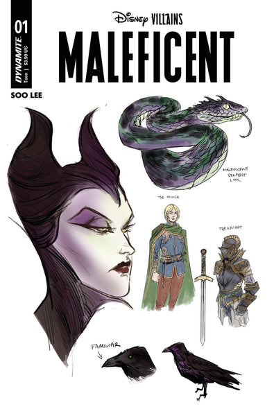 DISNEY VILLAINS MALEFICENT #1 CVR J INCV LEE CHAR DE
