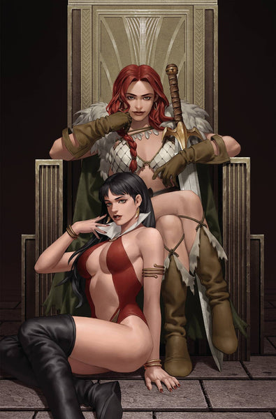 VAMPIRELLA VS RED SONJA #3 CVR I  INCV YOOON VIRGIN