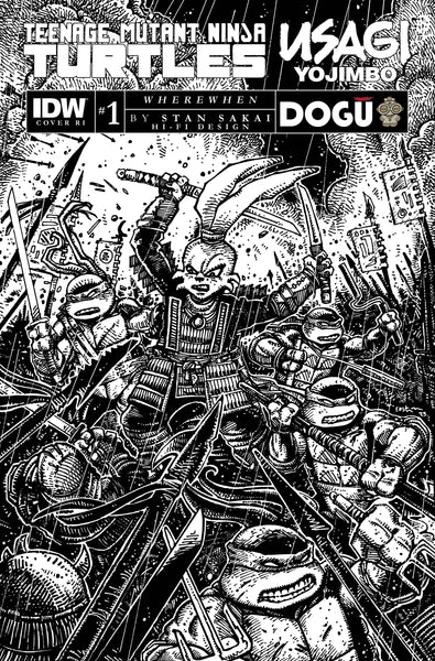 TMNT USAGI YOJIMBO WHEREWHEN #1 CVR G INCV EASTMAN