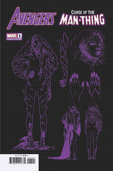 AVENGERS CURSE MAN-THING #1 CARNERO DESIGN VAR